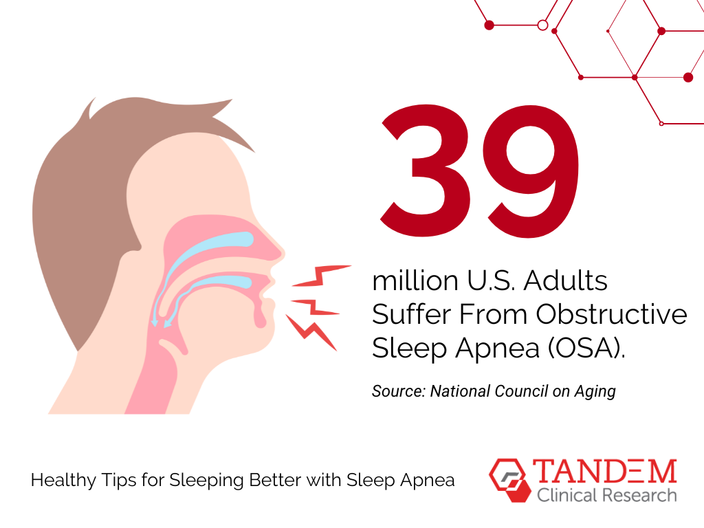 How to Sleep Better With Sleep Apnea - Tandem Clinical Research